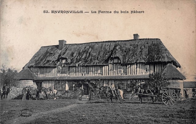 Envronville seine maritime la ferme de bois-hebert cpa