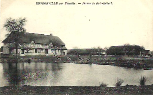 Envronville seine maritime la ferme de bois-hebert cpa