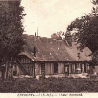 Envronville seine maritime un chalet cpa