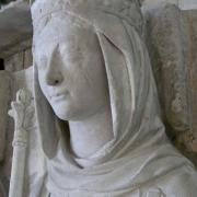 Ermentrude d'Orléans, son épouse, gisant de la basilique Saint-Denis
