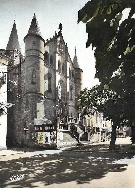 Espalion aveyron la mairie ancienne cpa