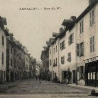 La rue du Plo en 1910 (cpa)