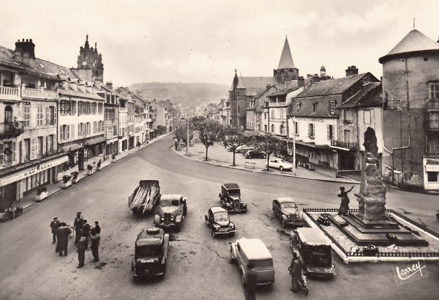 Espalion aveyron le boulevard poulenc cpa