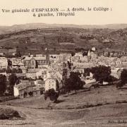 Espalion aveyron vue generale cpa