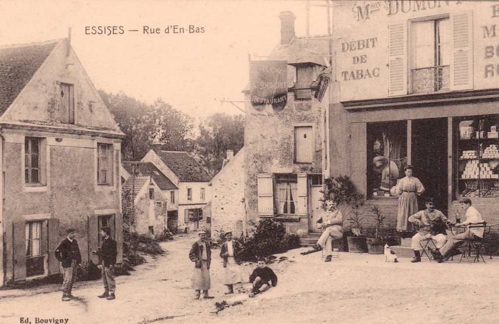 Essises (Aisne) CPA rue d'en-bas