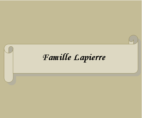 Famille lapierre