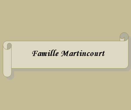 Famille Martincourt