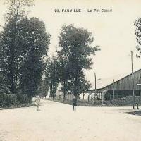 Fauville en caux seine maritime carrefour du pot casse cpa