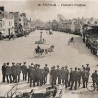 Fauville en caux seine maritime concours hippique cpa