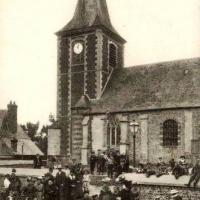 Fauville en caux seine maritime eglise cpa