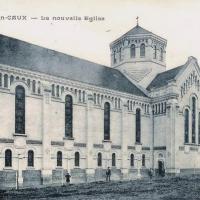 Fauville en caux seine maritime eglise cpa