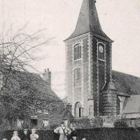 Fauville en caux seine maritime eglise cpa