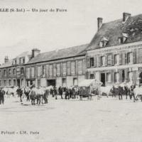 Fauville en caux seine maritime foire cpa