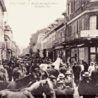 Fauville en caux seine maritime foire cpa