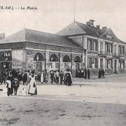 Fauville en caux seine maritime hotel de ville cpa