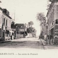 Fauville en caux seine maritime route de foucart cpa