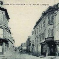 Fauville en caux seine maritime rue de l hospice cpa