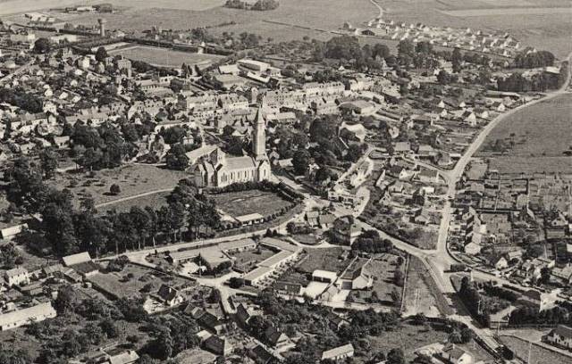 Fauville en caux seine maritime vue aerienne cpa