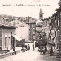 L' avenue de la garenne (cpa)