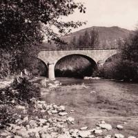 Le pont sur le Dourdou (cpa)