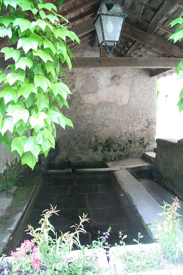 Fayet aveyron lavoir du theron interieur