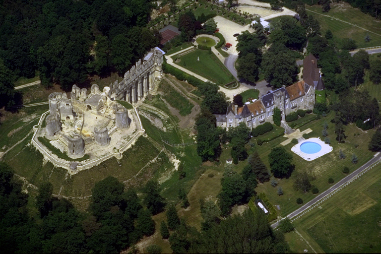 Fère-en-Tardenois (Aisne) le château, vue aérienne