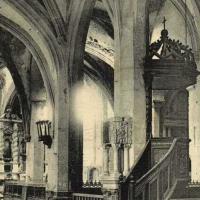 Fère-en-Tardenois (Aisne) CPA L'église, intérieur