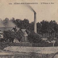 Fère-en-Tardenois (Aisne) CPA l'usine à gaz