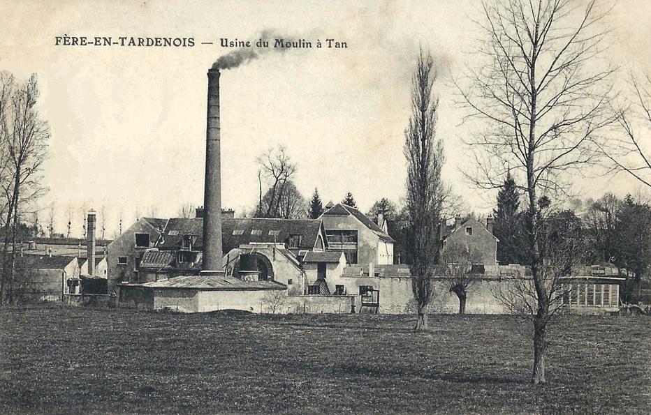 Fère-en-Tardenois (Aisne) CPA l'usine du moulin à tan