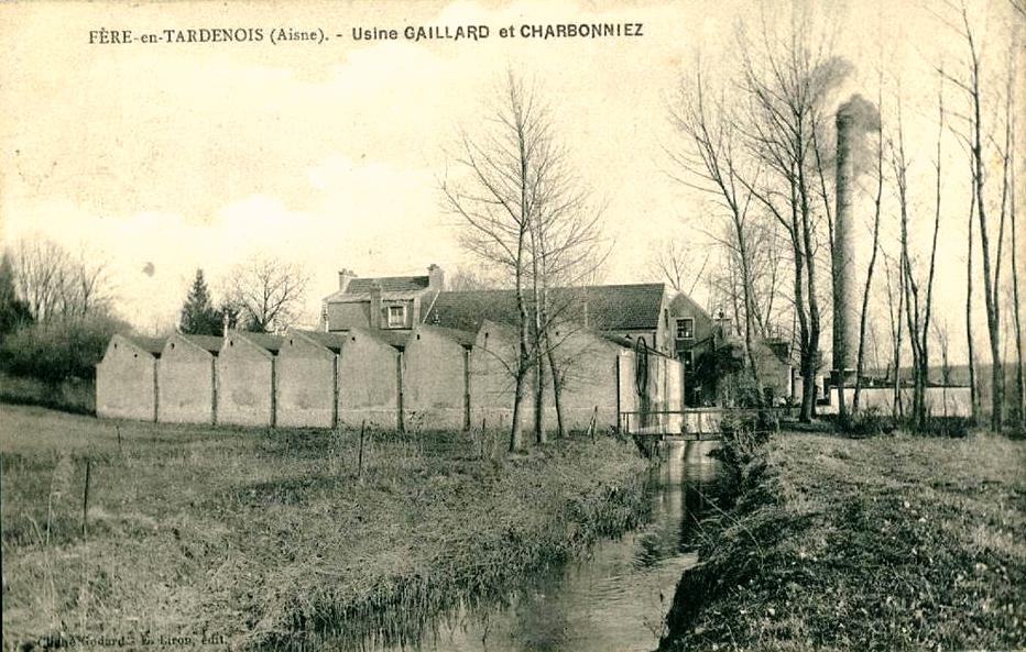 Fère-en-Tardenois (Aisne) CPA l'usine Gaillard