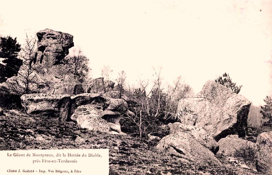 Fère-en-Tardenois (Aisne) CPA la Hottée du diable