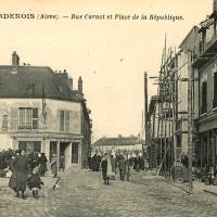 Fère-en-Tardenois (Aisne) CPA la rue Carnot