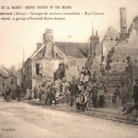 Fère-en-Tardenois (Aisne) CPA la rue Carnot