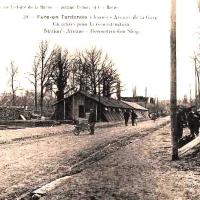Fère-en-Tardenois (Aisne) CPA la rue de la gare 1918