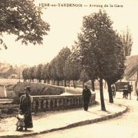 Fère-en-Tardenois (Aisne) CPA la rue de la gare