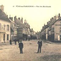 Fère-en-Tardenois (Aisne) CPA la rue des marchands