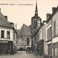 Fère-en-Tardenois (Aisne) CPA la rue du marché