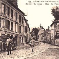 Fère-en-Tardenois (Aisne) CPA la rue du Pont