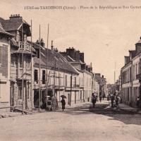Fère-en-Tardenois (Aisne) CPA la place de la République