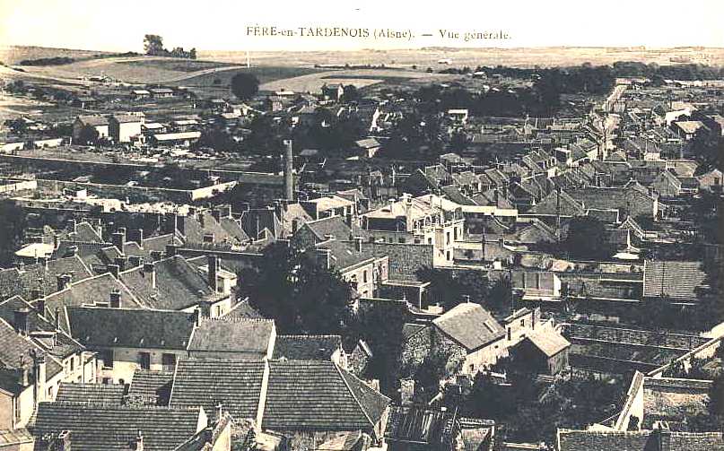Fère-en-Tardenois (Aisne) CPA vue générale