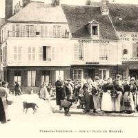 Fère-en-Tardenois (Aisne) la place du marché