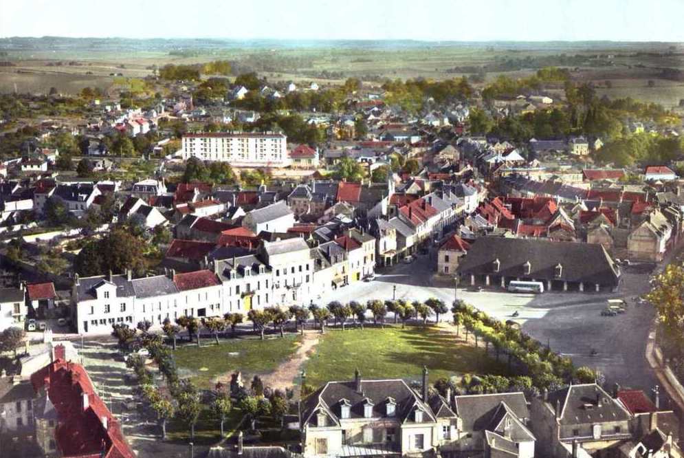 Fère-en-Tardenois (Aisne) vue aérienne 1973