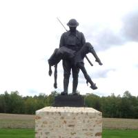Fère-en-Tardenois (Aisne) la ferme de la Croix Rouge, mémorial