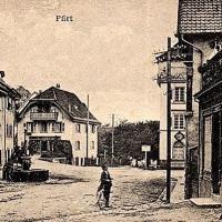 Ferrette 68 dans le village cpa