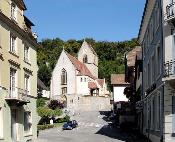 Ferrette 68 l eglise saint bernard de menthon