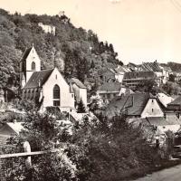 Ferrette 68 l eglise saint bernard de menthon cpa