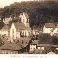 Ferrette 68 l eglise saint bernard de menthon cpa