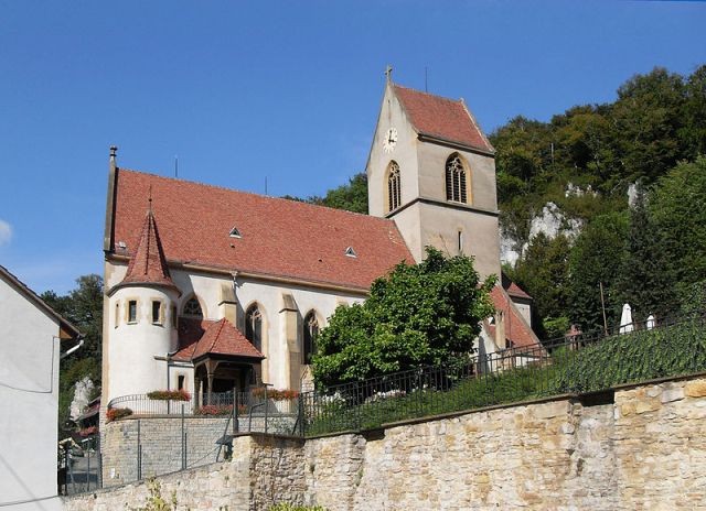 Ferrette 68 l eglise saint bernard de menthon