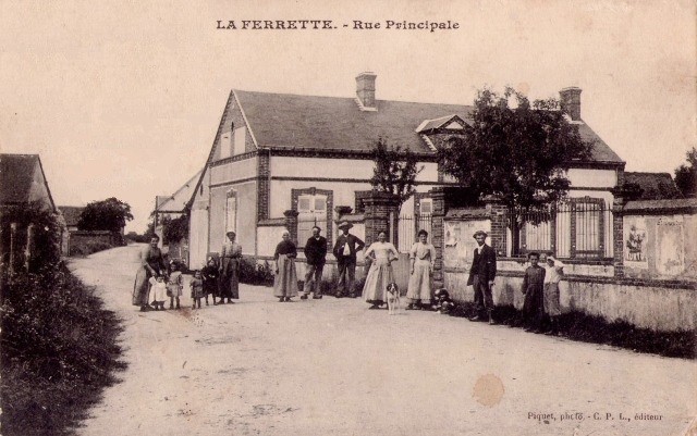 Ferrette 68 la rue pincipale cpa