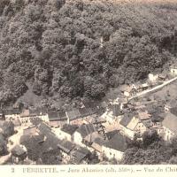 Ferrette 68 vue generale cpa